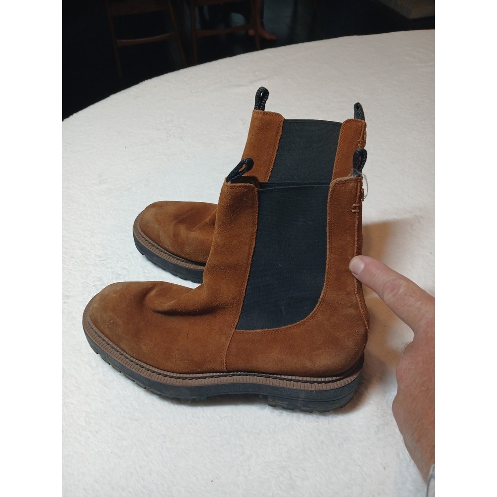 Sam Edelman Laguna Frontier Brown Suede Chelsea Boots H26800L203 Size 7.5 M